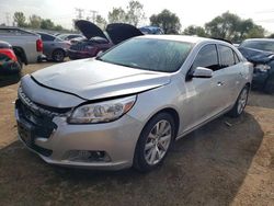 Salvage cars for sale from Copart Elgin, IL: 2016 Chevrolet Malibu Limited LTZ