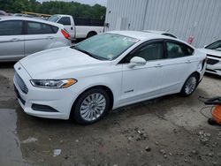 Vehiculos salvage en venta de Copart Windsor, NJ: 2015 Ford Fusion SE Hybrid