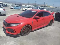 Salvage cars for sale at Sun Valley, CA auction: 2019 Honda Civic TYPE-R Touring