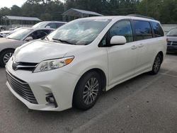 Salvage cars for sale at Savannah, GA auction: 2019 Toyota Sienna XLE