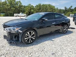 Salvage cars for sale from Copart Houston, TX: 2018 Nissan Maxima 3.5S