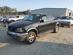 Ford salvage cars for sale: 2002 Ford F150 Supercrew