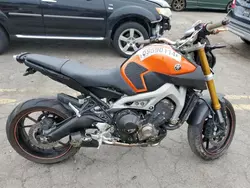 Salvage motorcycles for sale at Pennsburg, PA auction: 2014 Yamaha FZ09