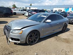 Salvage cars for sale from Copart Woodhaven, MI: 2011 Audi S5 Premium Plus