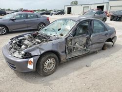 Salvage cars for sale at Kansas City, KS auction: 1995 Honda Civic DX