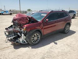 Vehiculos salvage en venta de Copart Andrews, TX: 2020 Jeep Cherokee Latitude Plus