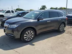 Salvage vehicles for parts for sale at auction: 2016 Acura MDX Technology