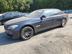 BMW 7 Series salvage cars for sale: 2012 BMW 750 LI