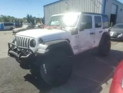 Jeep salvage cars for sale: 2018 Jeep Wrangler Unlimited Sport