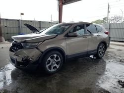 Salvage cars for sale at Homestead, FL auction: 2019 Honda CR-V EXL