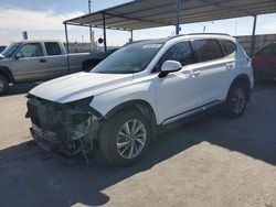 Salvage cars for sale at Anthony, TX auction: 2020 Hyundai Santa FE SEL