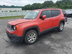 Jeep salvage cars for sale: 2017 Jeep Renegade Latitude