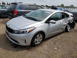 Salvage cars for sale at Elgin, IL auction: 2017 KIA Forte LX