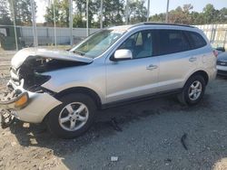 Salvage cars for sale at Spartanburg, SC auction: 2007 Hyundai Santa FE GLS