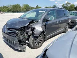 Salvage cars for sale at Madisonville, TN auction: 2019 Toyota Sienna XLE