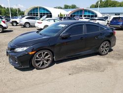 Salvage cars for sale at East Granby, CT auction: 2018 Honda Civic SI