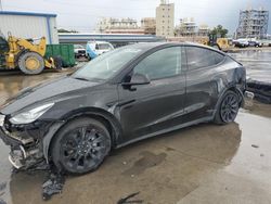 Salvage cars for sale at New Orleans, LA auction: 2022 Tesla Model Y