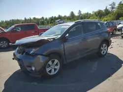 Salvage cars for sale at Windham, ME auction: 2014 Toyota Rav4 XLE