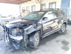 Salvage cars for sale from Copart Los Angeles, CA: 2019 Toyota Highlander LE