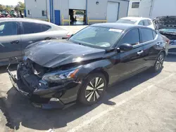 Salvage cars for sale at Vallejo, CA auction: 2021 Nissan Altima SV