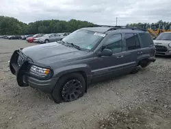 Jeep salvage cars for sale: 2002 Jeep Grand Cherokee Limited