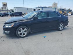 Salvage cars for sale at New Orleans, LA auction: 2015 Volkswagen Passat S