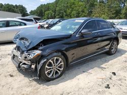 Salvage cars for sale at Seaford, DE auction: 2018 Mercedes-Benz C 300 4matic