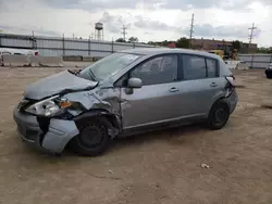 Salvage cars for sale at Chicago Heights, IL auction: 2008 Nissan Versa S