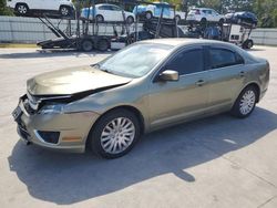 Salvage cars for sale at Augusta, GA auction: 2012 Ford Fusion Hybrid