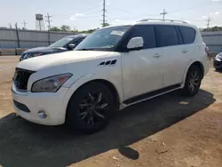 Salvage cars for sale at Chicago Heights, IL auction: 2011 Infiniti QX56