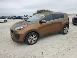 Salvage cars for sale at Taylor, TX auction: 2017 KIA Sportage LX