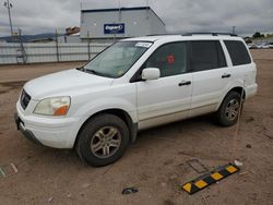 Salvage cars for sale at Colorado Springs, CO auction: 2004 Honda Pilot EXL