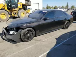 Salvage cars for sale at Rancho Cucamonga, CA auction: 2022 Mercedes-Benz S 580 4matic