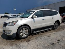 Salvage cars for sale at Jacksonville, FL auction: 2014 Chevrolet Traverse LT