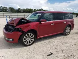 Salvage cars for sale at New Braunfels, TX auction: 2018 Ford Flex Limited