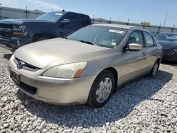 Honda Accord LX salvage cars for sale: 2003 Honda Accord LX