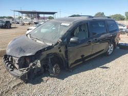 Salvage cars for sale at San Diego, CA auction: 2015 Toyota Sienna LE