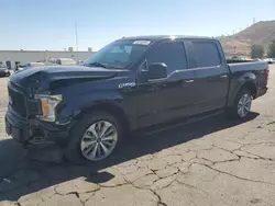 Ford salvage cars for sale: 2018 Ford F150 Supercrew