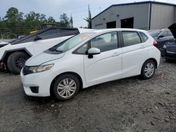 Salvage cars for sale at Savannah, GA auction: 2016 Honda FIT LX