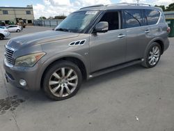 Infiniti salvage cars for sale: 2014 Infiniti QX80