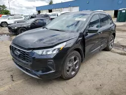 Salvage cars for sale at Woodhaven, MI auction: 2024 Ford Escape ST Line