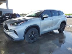 Salvage cars for sale at West Palm Beach, FL auction: 2021 Toyota Highlander L