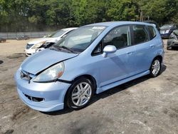 Honda fit Sport salvage cars for sale: 2008 Honda FIT Sport