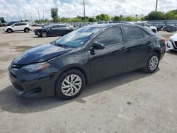 Salvage cars for sale at Miami, FL auction: 2017 Toyota Corolla L