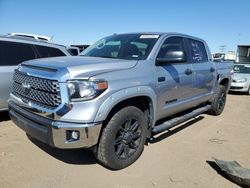 Toyota Tundra salvage cars for sale: 2018 Toyota Tundra Crewmax SR5