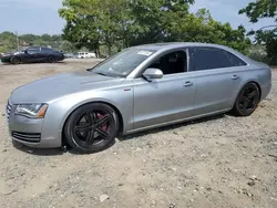 Salvage cars for sale at Baltimore, MD auction: 2013 Audi A8 L Quattro