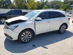 Salvage cars for sale at Augusta, GA auction: 2014 Acura MDX Technology