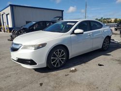 Salvage cars for sale at Orlando, FL auction: 2015 Acura TLX