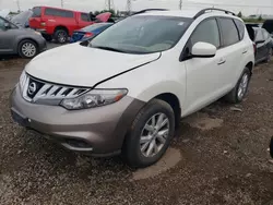 Salvage cars for sale at Elgin, IL auction: 2013 Nissan Murano S