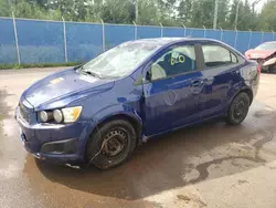 Chevrolet salvage cars for sale: 2012 Chevrolet Sonic LS